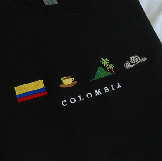 Colombia Embroidery T-shirt